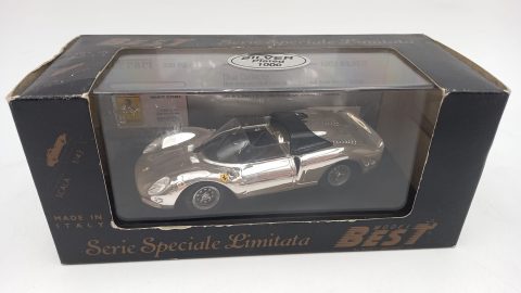 Best Model Ferrari 330 P2 Silver 1/43, silver plated 1000