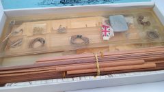 Canav pilot boat Swift of Norfolk 1794 1/45, nave in legno in kit di montaggio, confezione lievemente usurata - foto 2