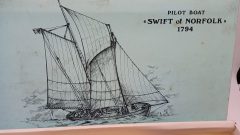 Canav pilot boat Swift of Norfolk 1794 1/45, nave in legno in kit di montaggio, confezione lievemente usurata - foto 4