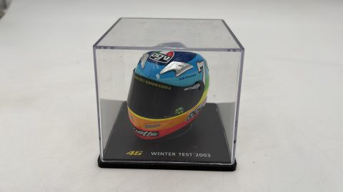 Casco Valentino Rossi Winter Test 2003 1/5 senza scatola originale