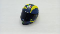 Replica casco helmet Valentino Rossi 1/5, senza scatola originale - scala 1:5