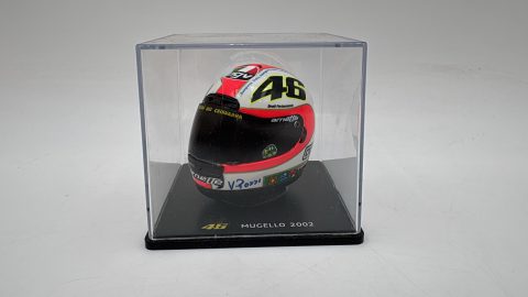Casco Valentino Rossi 1/5 Mugello 2002, senza scatola originale