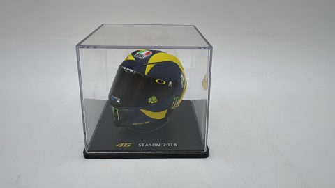 Casco Valentino Rossi 1/5 Stagione 2018, senza scatola originale
