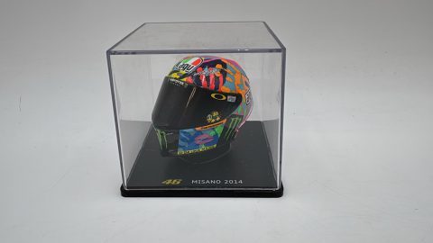 Casco Valentino Rossi 1/5 Misano 2014, senza scatola originale
