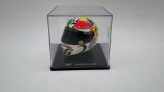 Casco Valentino Rossi 1/5 Mugello 2006,  senza scatola originale, Teca lievemente segnata - scala 1:5
