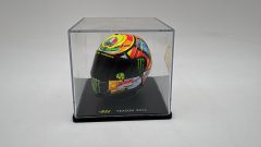 Casco Valentino Rossi 1/5 Stagione 2011, senza scatola originale, Teca lievemente usurata - scala 1:5