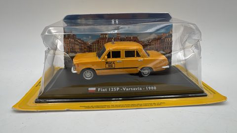 Fiat 125P Taxi Varsavia 1980 1/43, Scatola Rovinata