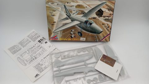 Condor Heinkel He 178 V 1 1/48, aereo militare in kit di montaggio