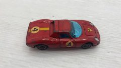 Corgi Toyrs Ferrari 250 Berlinetta Le Mans 1/43 senza scatola originale, segni di usura, decal e vernice rovinata - scala 1:?