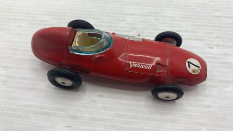 Corgi Toys Vanwall 1/43 senza scatola originale, segni di usura