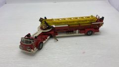 Corgi Major Toys American LaFrance Aerial Rescue Truck vigili del fuoco 1/43 senza scatola originale, segni di usura - scala?