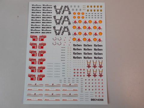65 colorado decals Ferrari f2005 1/43