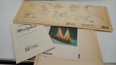 Corel Dolphin 1750 Ketch Olandese 1/50, nave in legno in kit di montaggio, confezione lievemente usurata - foto 3