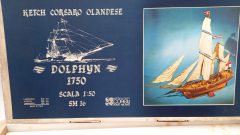 Corel Dolphin 1750 Ketch Olandese 1/50, nave in legno in kit di montaggio, confezione lievemente usurata - foto 4