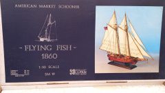 Corel Flying Fish american market Schooner 1/50, nave in legno in kit di montaggio, confezione lievemente usurata - foto 4