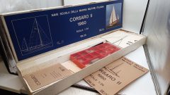 Corel Corsaro II nave scuola 1/24, nave in legno in kit di montaggio, confezione lievemente usurata - scala 1:24