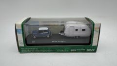Cararama Mini Cooper con roulotte 1/72 - scala 1:72
