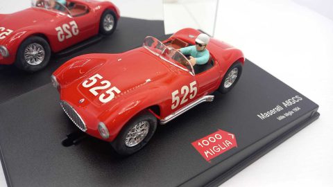 Carrera Maserati A6GCS Mille Miglia 1954 1/32, teca con qualche segno, senza scatola originale