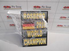 Cartrix Pit board Mercedes GP W07 N. ROSBERG W.C. 2016 1/18 - scala 1:18