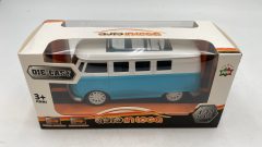 Bus ispirato al Volkswagen Kombi 1/32 con retrocarica - scala 1:32