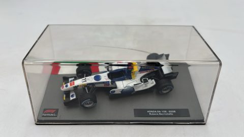 Honda RA 106 2006 Rubens Barrichello 1/43 senza scatola originale, teca segnata