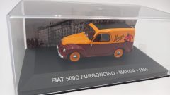 Fiat 500C Furgoncino Marga 1950 1/43, senza scatola originale - scala 1:43