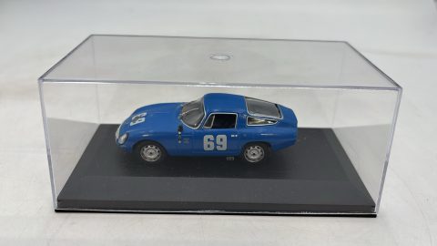 Alfa Romeo Giulia TZ 1/43 senza scatola originale, vernice rovinata, manca specchio destro