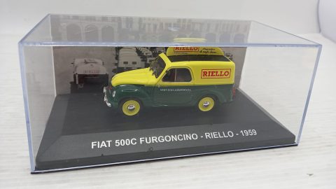 Fiat 500C Furgoncino Riello 1959 1/43, senza scatola originale