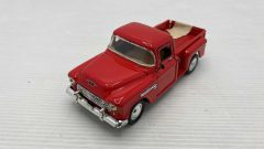 Chevrolet Stepside 1955 1/36, senza scatola originale, manca specchietto destro, portellone retro rotto - scala 1:36