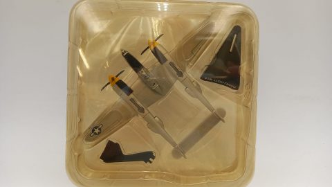 Aereo Militare P38 Lightning 1/120, confezione ingiallita
