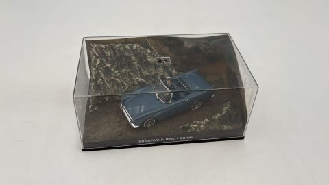 Sunbeam Alpine James Bond Agente 007 DR No 1/43 senza scatola originale, teca rotta