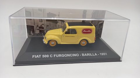 Fiat 500 C Furgoncino Barilla 1951 1/43, senza scatola originale
