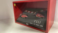 Diorama F1 Ferrari 126 C2 Villeneuve e Pironi GP Monza 1982 1/43 senza scatola originale - scala 1:43