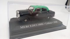 Mercedes 180D Taxi Lisbona 1960 1/43 senza scatola originale - scala 1:43