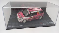 Citroen DS3 R3 Rally di Montecarlo 2011 1/43, teca con qualche segno, senza scatola originale - scala 1:43