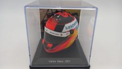 Casco helmet Carlos Sainz 2021 1/5, senza scatola originale - scala 1:5