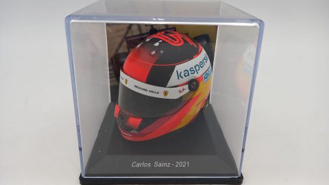 Casco helmet Carlos Sainz 2021 1/5, senza scatola originale