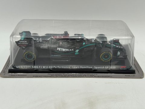 Mercedes AMG F1 W11 EQ Performance Lewis Hamilton 1/24 Scatola lievemente usurata