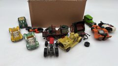 Lotto di 11 modelli di auto e moto di varie scale, varie tipologie, tutti usati e alcuni rotti - scala 1:43