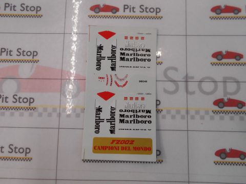 128 decals Ferrari f2002 1/43