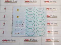 140 decals Ferrari f10 800 GP 1/18 - scala 1:18