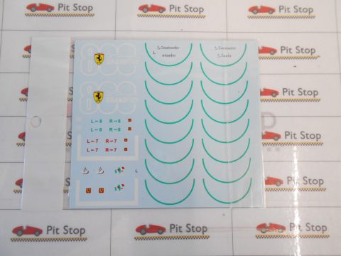 140 decals Ferrari f10 800 GP 1/18