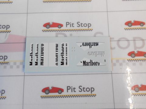 144 decals sponsor Marlboro 1/43
