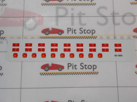 173 decals reparto mobile, polizia ferroviaria, autostrada serenissima 1/43