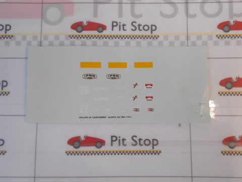 180 decals sponsor Marlboro, eagle, ipra, champion 1/43