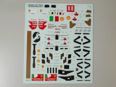 19 Tameo Kits T416 decals per TMK400 Ferrari 150 Italia Giappone GP 2011 1/43 - scala 1:43