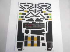 221 decals Ferrari F1 2000 1/12 effetto carbonio - scala 1:12