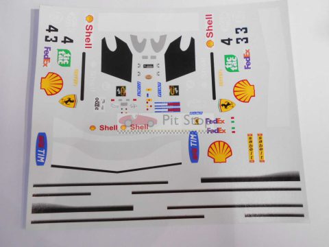 222 decals Ferrari F1 2000 1/12