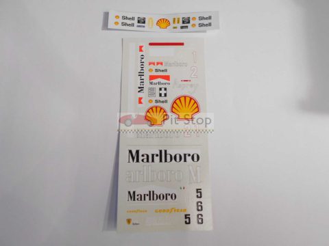 226 decals Ferrari F1 1997-98 1/12