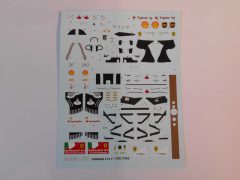 22 Tameo Kits decals T452 per TMK421 Ferrari F14 T 1/43 - scala 1:43